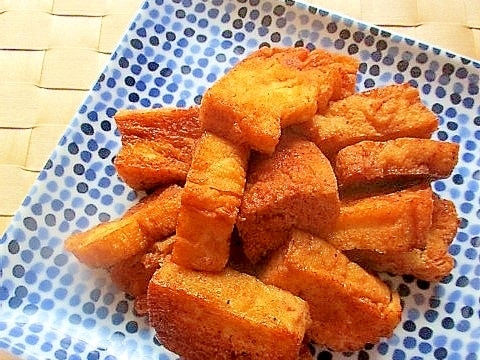 作り置きおかず♪厚揚げのケチャップ炒め